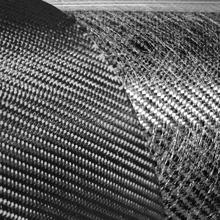 Superficie in fibra di carbonio