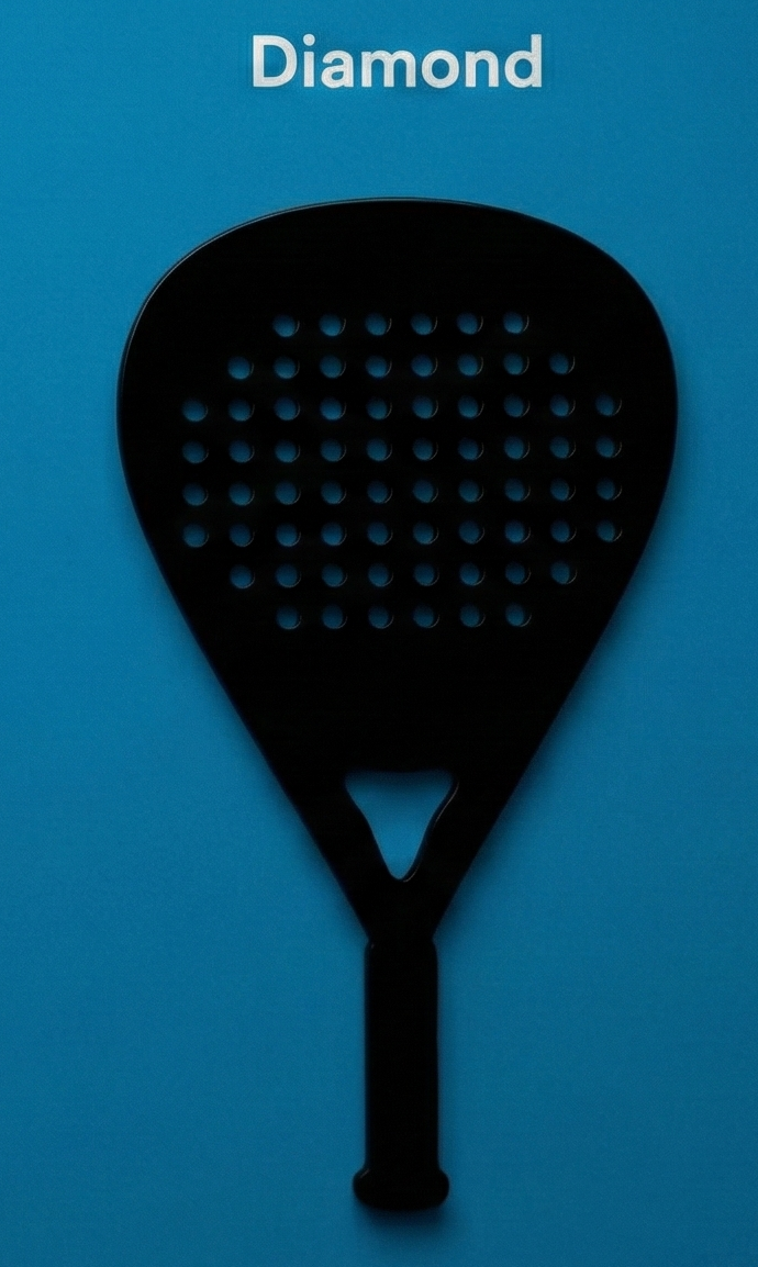 Diamond padel racket